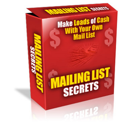 Product picture Mailing List Secrets