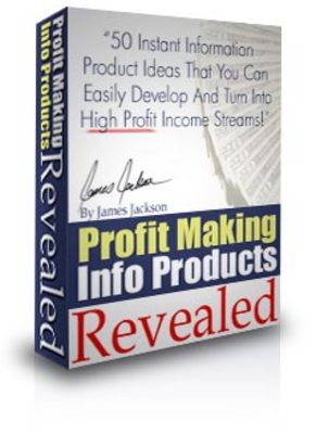 Product picture Profit making info products revealed