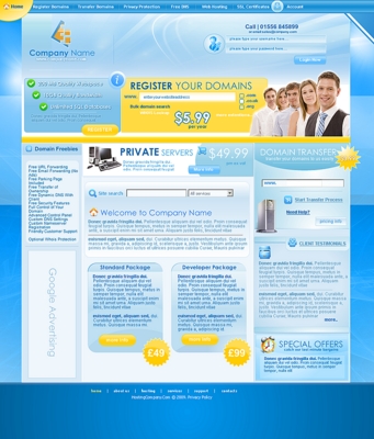 Product picture High Quality Web Hosting Template
