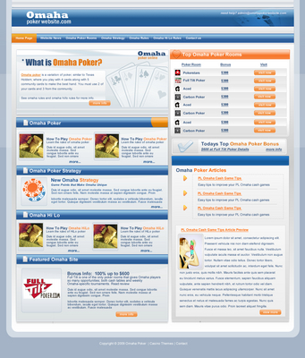 Product picture Poker Web Template