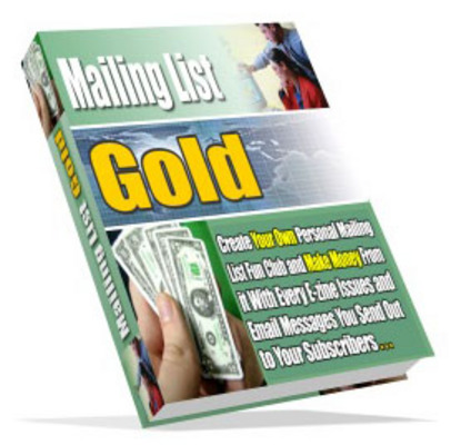 Product picture Mailing List Gold